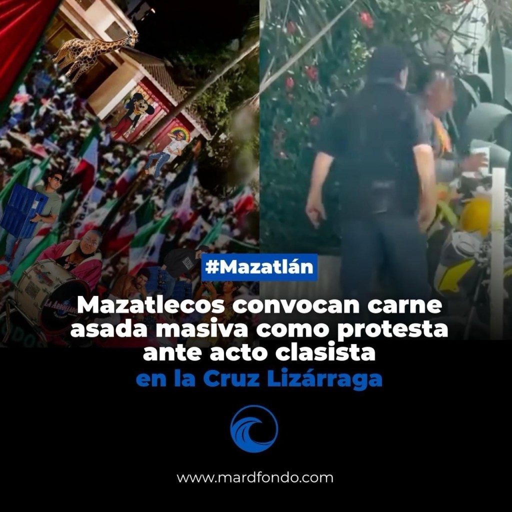 Mazatlecos convocan carne asada masiva como protesta ante acto clasista en la Cruz&nbsp;Lizárraga