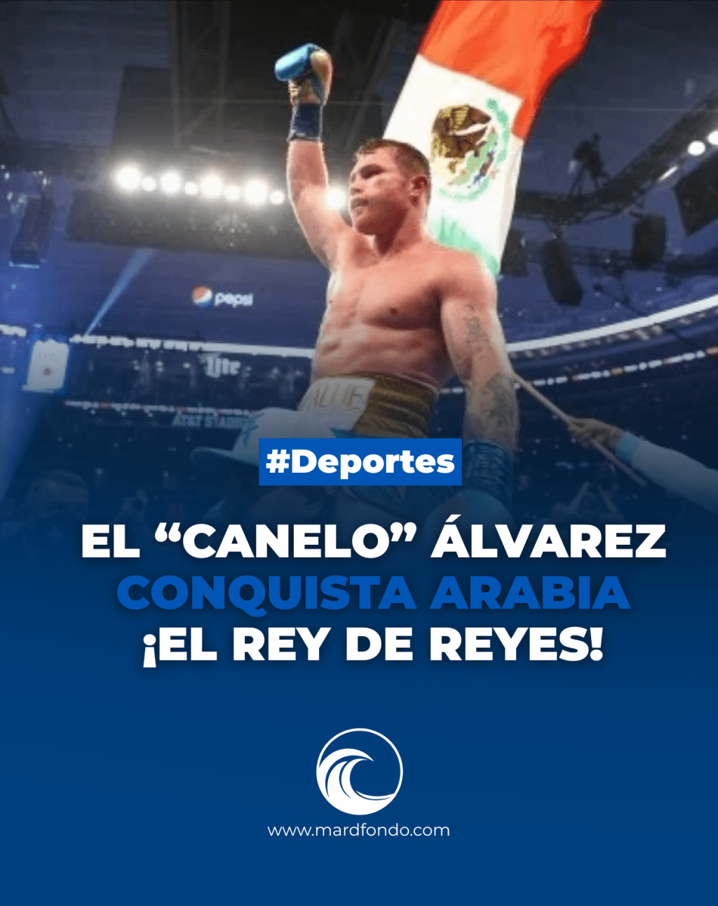 Canelo Álvarez recupera el título indiscutido en Arabia&nbsp;Saudita